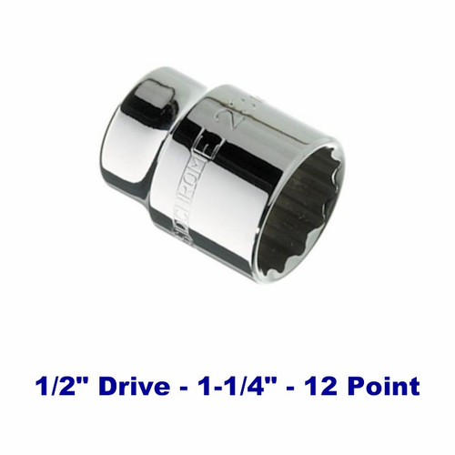 Sidchrome SCMT14439 - Socket 1/2" Drive 1-1/4" 12-Point